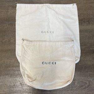 2 Authentic Vintage Gucci Dust bags for Sm & Med Handbags ❌FIRM ON PRICE❌